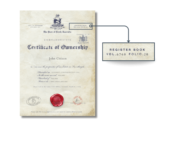 Certificate of Ownership